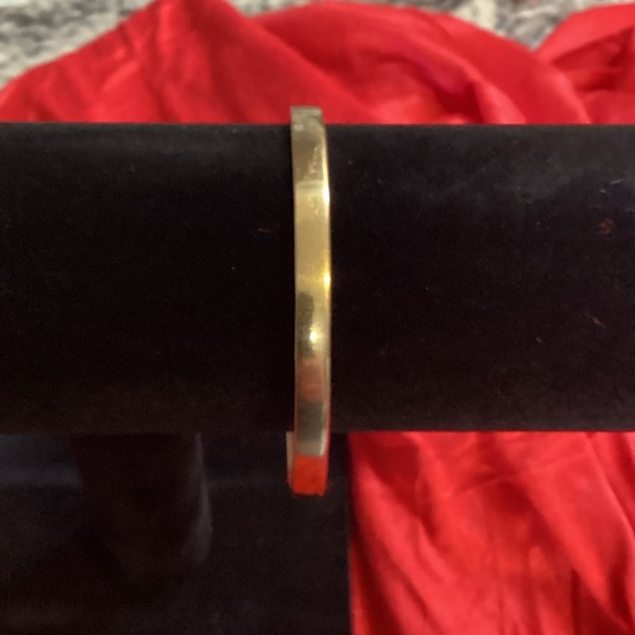 Kate Spade Stop and Smell The Roses Gold Bangle Bracelet - Picture 4 of 5